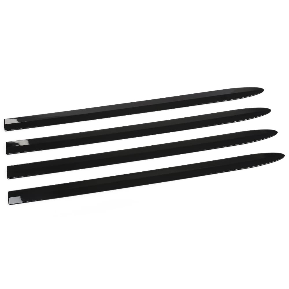 G-PLUS Outside Side Door Body Molding Trim Compatible with 2019-2021 Chevy Silverado 1500 Crew Cab ONLY Replacement Chrome Side Body Trim Molding