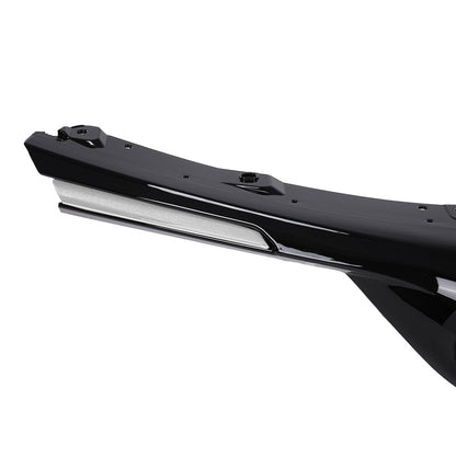 G-PLUS Upper Grille Bumper Assembly Compatible with Toyota RAV4 2016 2017 2018 531010R120, TO1200406 Black
