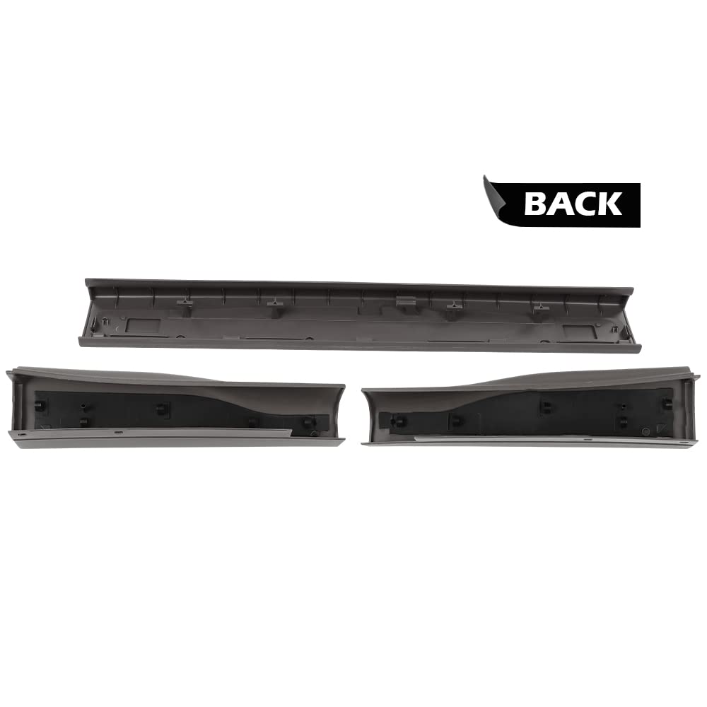 G-PLUS Tailgate Molding 3pc Set Compatible with 2011-2016 Ford F250 & F350 Super Duty King Ranch