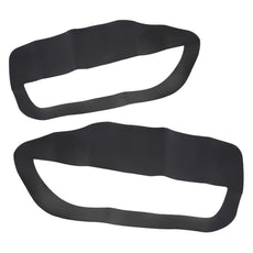 G-PLUS Door Panel Insert Cover 2PCS for Ford Mustang 2005-2009 Black Leather Style