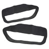 G-PLUS Microfiber Leather Door Panel Insert Card Covers Kit 2 pcs Black Compatible with Ford Mustang 2005 2006 2007 2008 2009