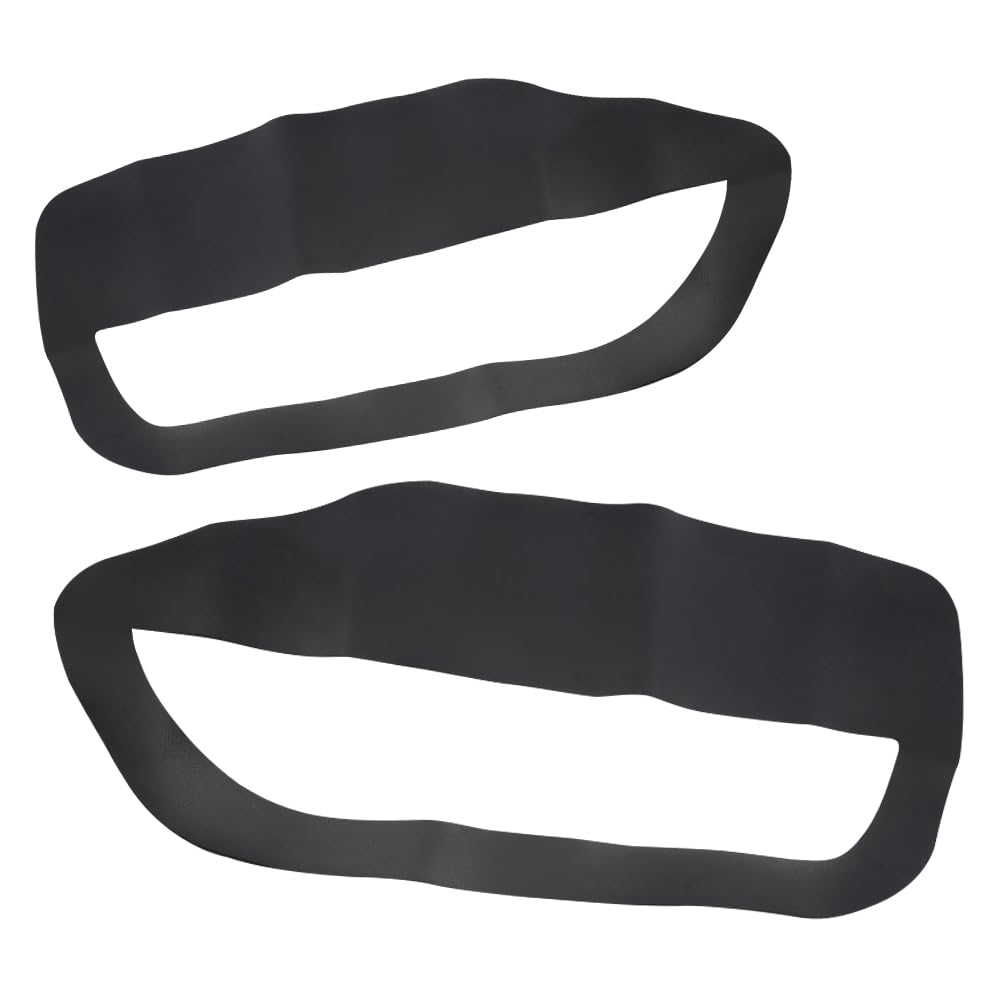 G-PLUS Microfiber Leather Door Panel Insert Card Covers Kit 2 pcs Black Compatible with Ford Mustang 2005 2006 2007 2008 2009