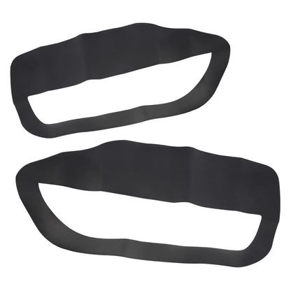 G-PLUS Microfiber Leather Door Panel Insert Card Covers Kit 2 pcs Black Compatible with Ford Mustang 2005 2006 2007 2008 2009