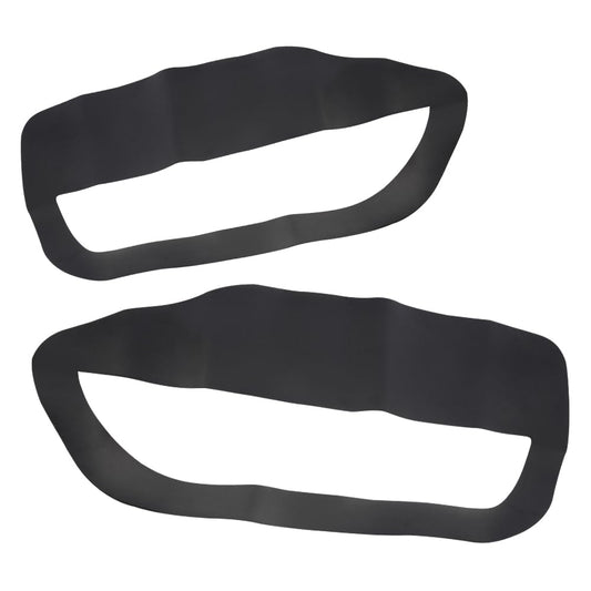G-PLUS Microfiber Leather Door Panel Insert Card Covers Kit 2 pcs Black Compatible with Ford Mustang 2005 2006 2007 2008 2009