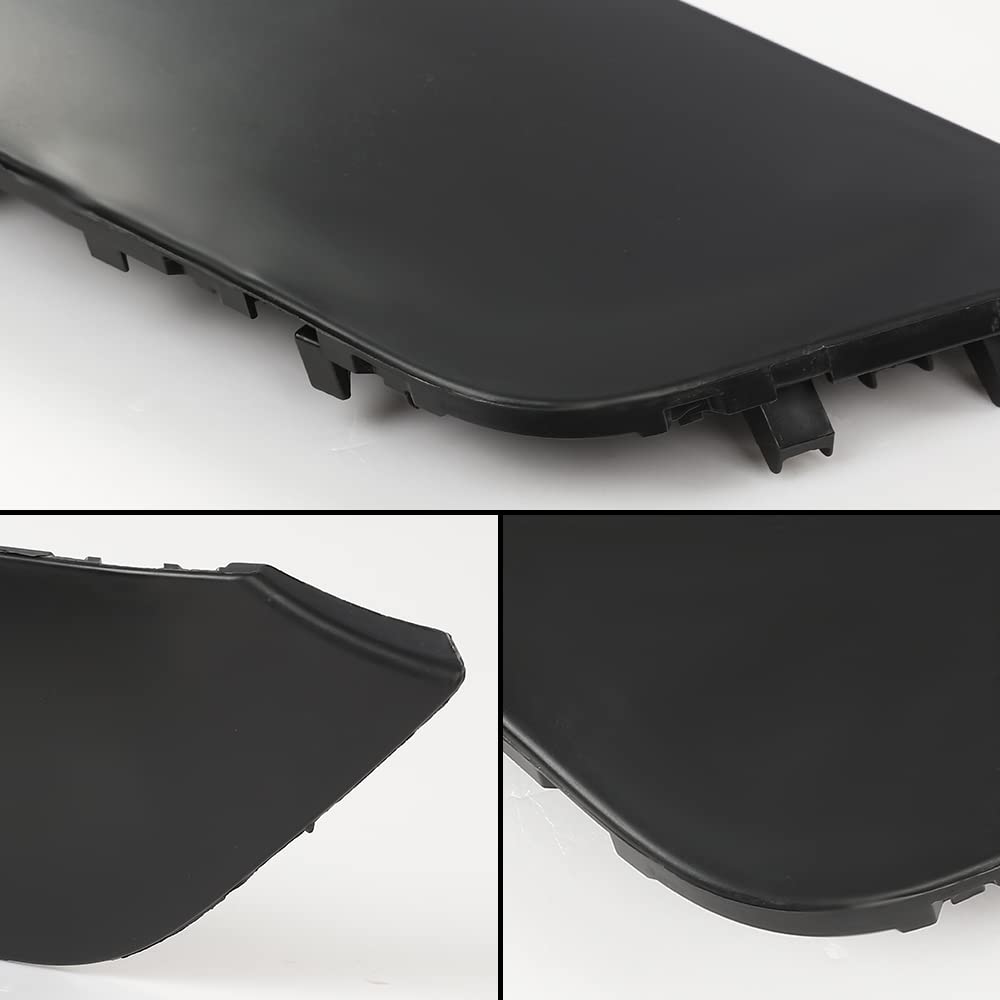 G-PLUS Front Bumper Tow Hook Cover Compatible with Nissan Rogue 2017 2018 2019 2020 Black Towing Eye Cap 622A0-6FL0H