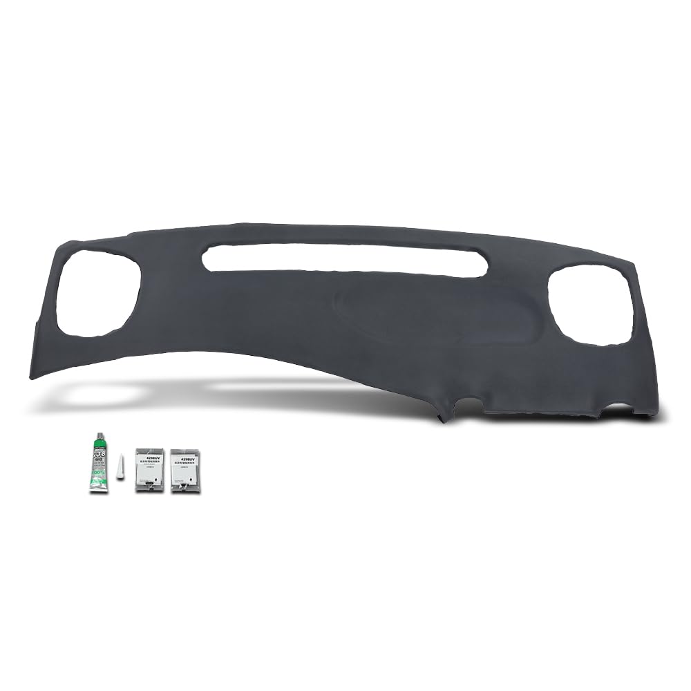 G-PLUS TPE Dash Board Cover Neutral 18-647-NTL Grey Compatible with 1999 2000 2001 2002 S-10 S-15 Pickup Blazer Jimmy