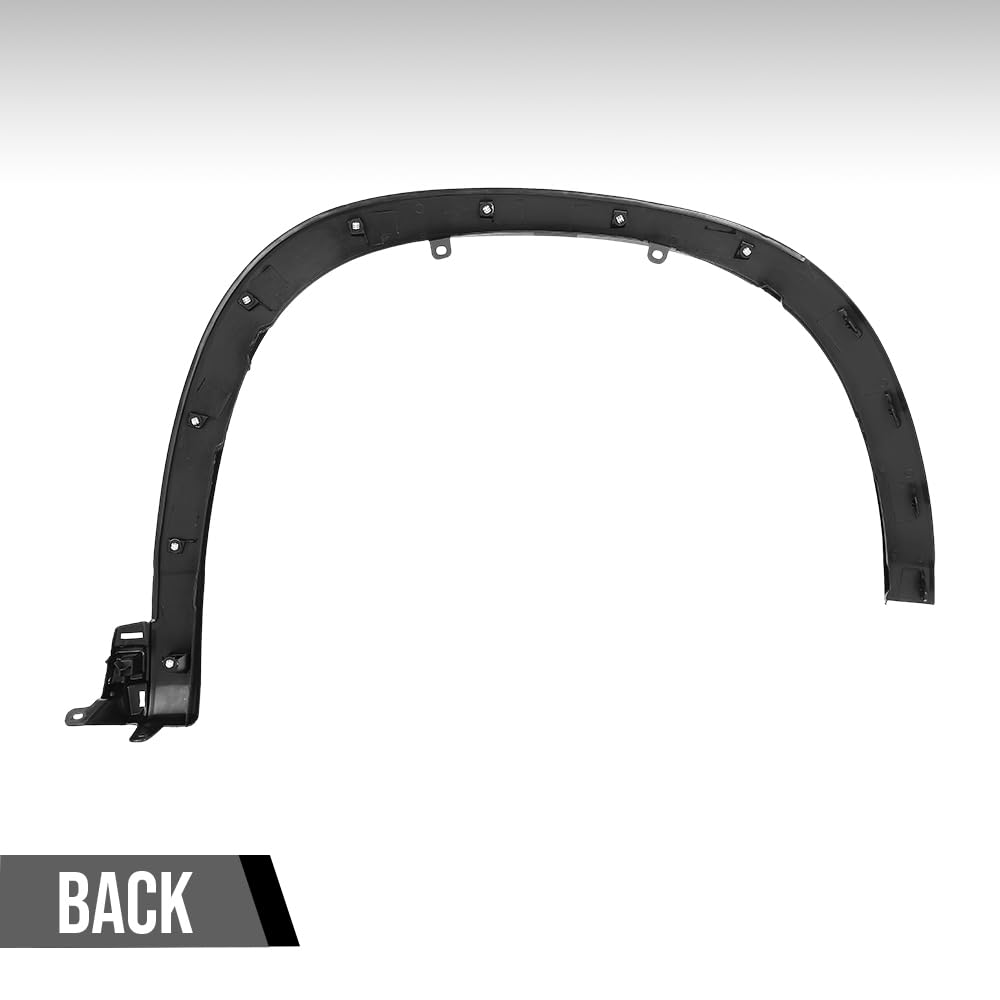 G-PLUS Front Left Fender Flare Compatible with Toyota Highlander 2014 2015 2016 2017 2018 2019 TO1290105, 750860E030, 750860E010, Black
