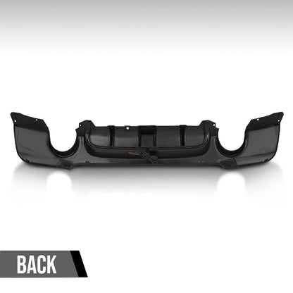 G-PLUS Rear Diffuser Compatible with BMW 3 Series E92 Coupe 2 Door M-Tech Bumper 2007-2013 Not Fit E90, E91 and Regular Bumper Model Rear Bumper Diffuser Lip Glossy Black