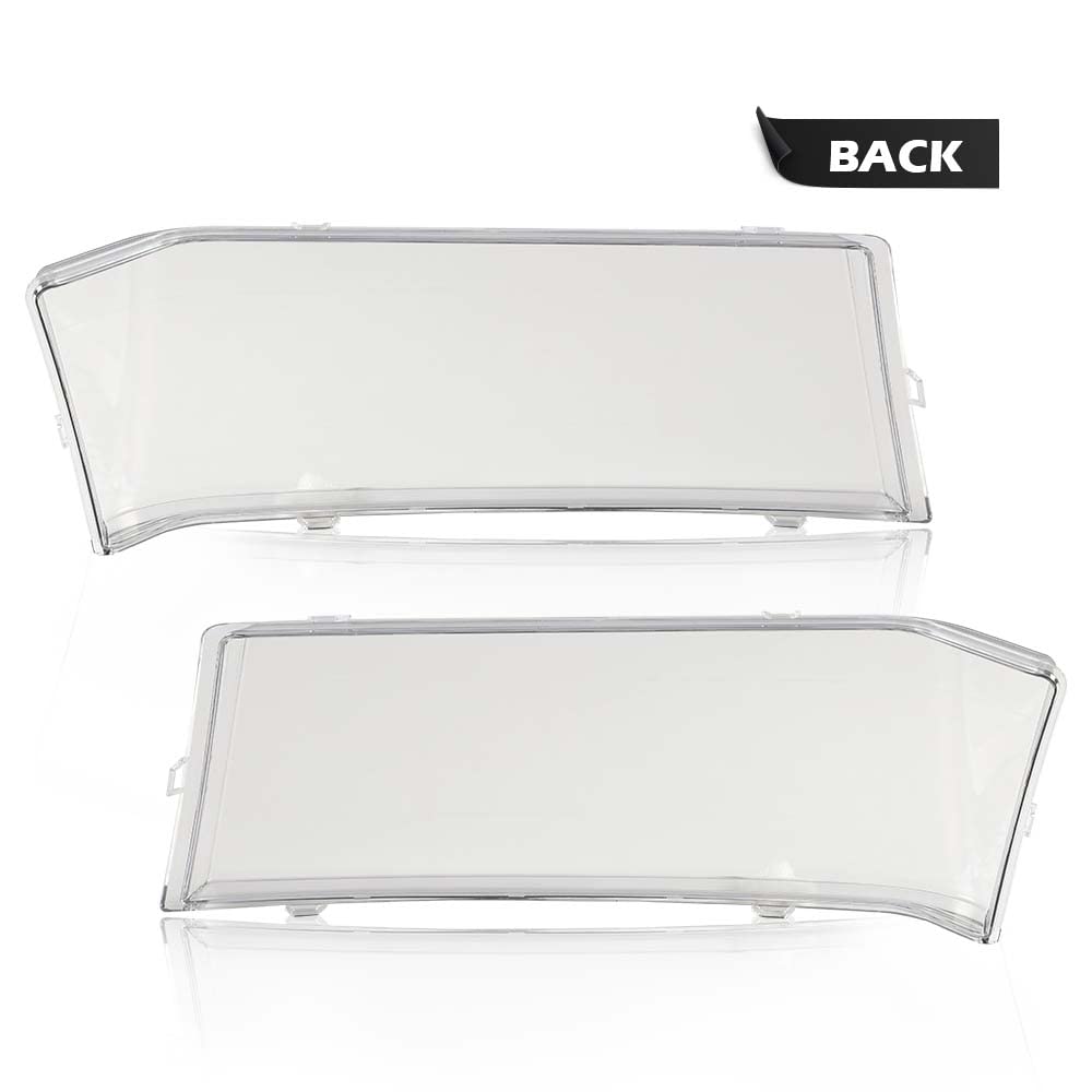 G-PLUS Headlights Assembly Bumper Lights Cover Clear Compatible with 2004-2012 Chevy Colorado/GMC Canyon.2006 Isuzu i-280/i-350.2007-2008 Isuzu i-290/ i-370 19328954,19328955