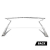 G-PLUS Front Bumper Grille Molding Insert Chrome Compatible with LX RX350 RX450h 2016-2019 LX1210114, 5312148130, 53121-48130, 5312148130 ABS Silver