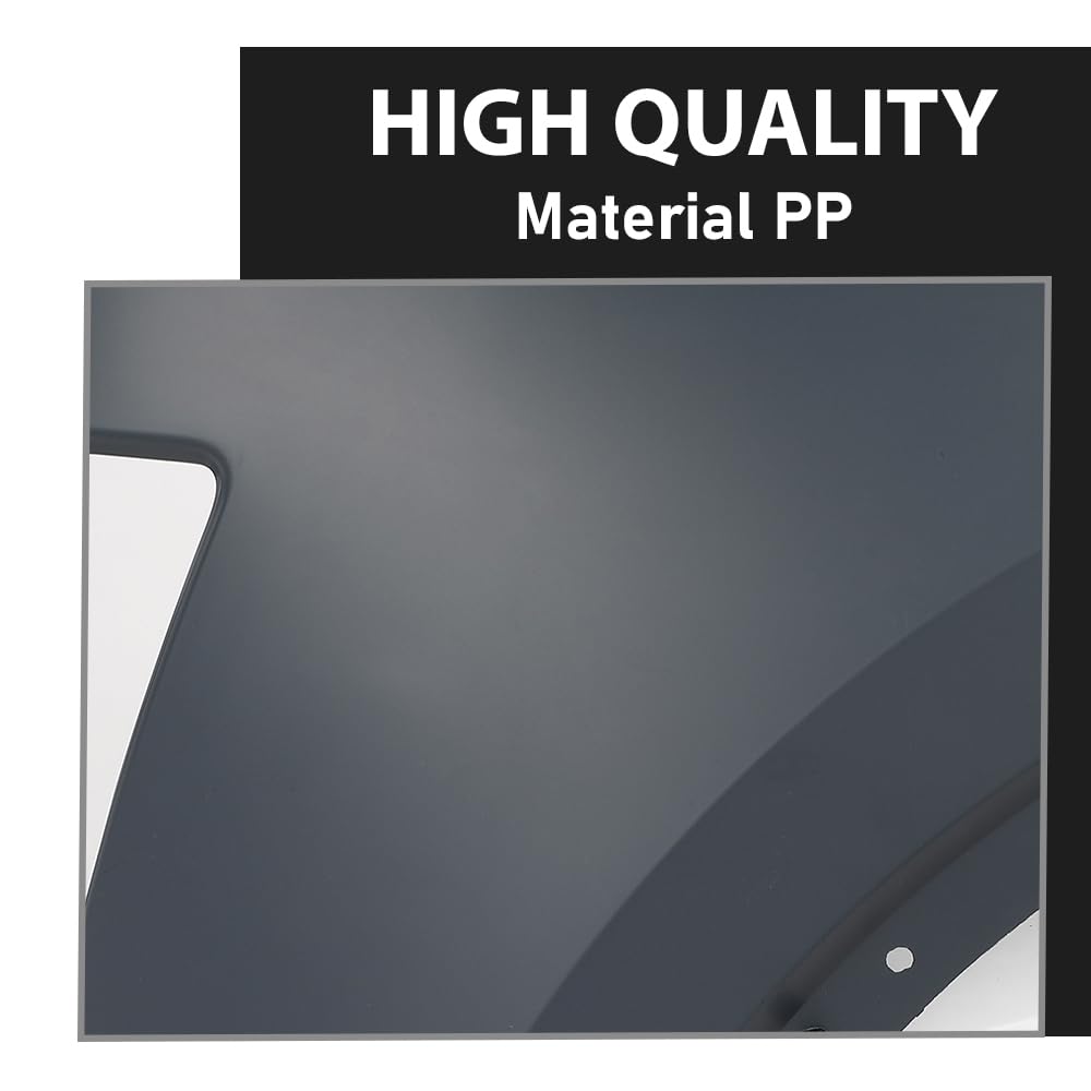 G-PLUS 1PC Front Bumper Cover Compatible with Cadillac XT6 Luxury 2020 2021 2022 2023 2024, 577443677, 343777787, Black