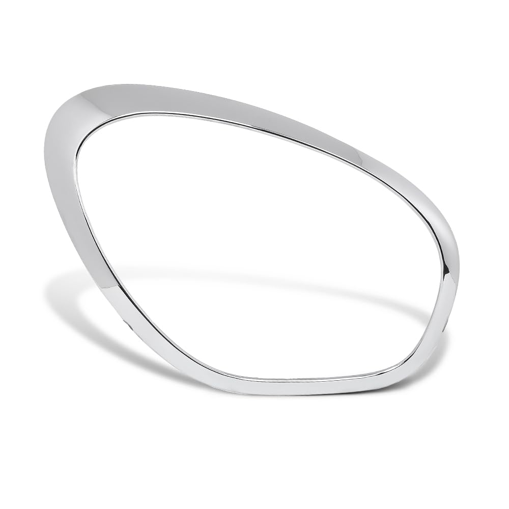 G-PLUS Headlight Bezel Compatible with Mini Cooper Countryman 2011-2016 & Paceman 2013-2016 Right Side 51139813824, MC2507103 Silver