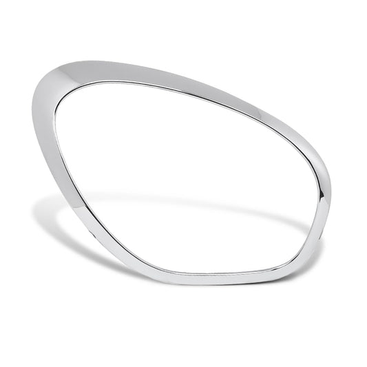 G-PLUS Headlight Bezel Compatible with Mini Cooper Countryman 2011-2016 & Paceman 2013-2016 Right Side 51139813824, MC2507103 Silver