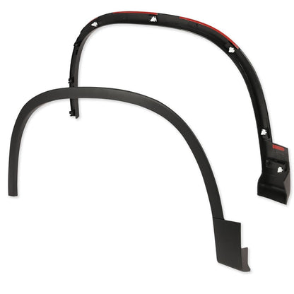 G-PLUS Fender Flares Wheel Opening Molding Trim, Compatible With 2012-2017 Volkswagen Tiguan, OE Style Black Wheel Cover Protector (2 x Front Left+Front Right) 5N0854732B9B9, VW1291106