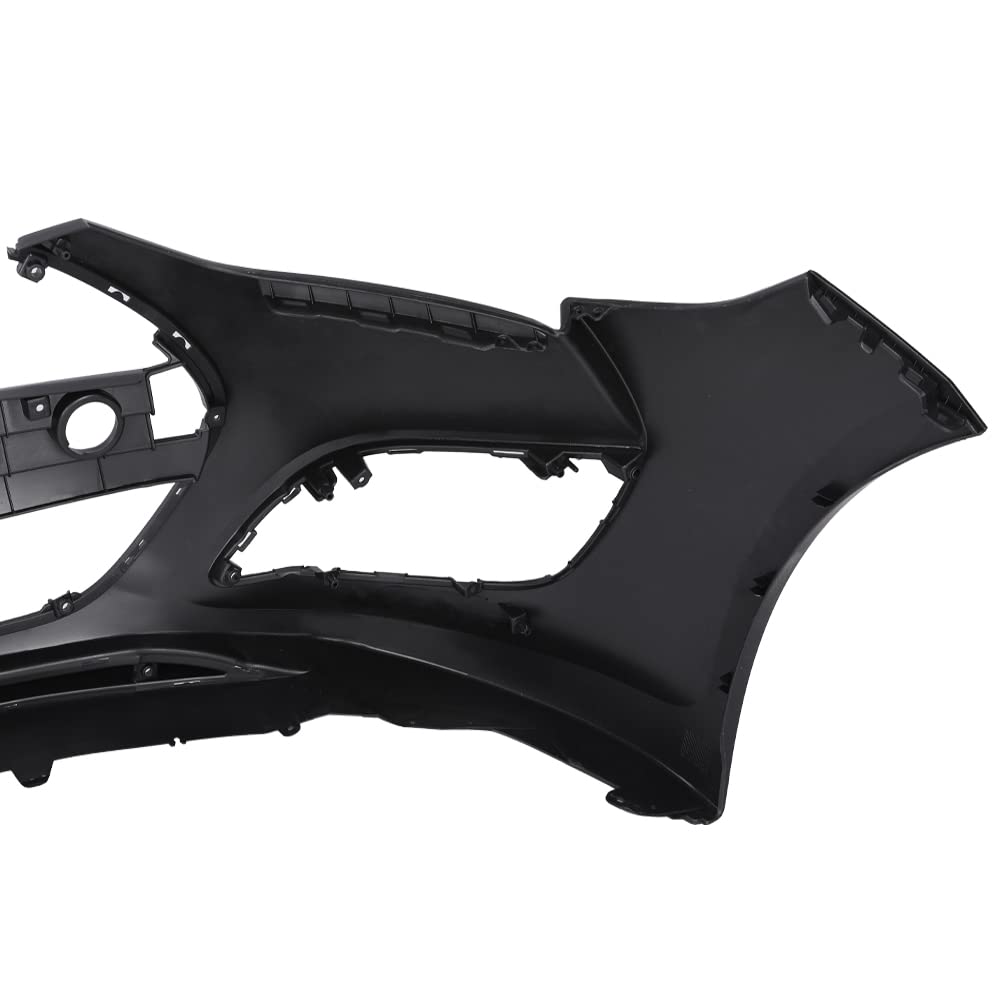 G-PLUS Bumper Cover Fascia Compatible with Hyundai Veloster 2013 2014 2015 2016 2017 Black Front Primed Bumper Cover 865112V500 HY1000194