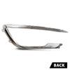 G-PLUS Front Left Bumper Grille Trim Molding Fog Light Trim Chrome, Compatible with Lincoln MKZ 2017-2020, Driver Side, HP5Z15266AB, FO1046105