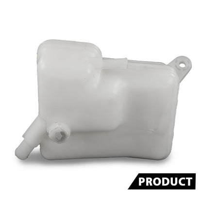 G-PLUS Radiator Coolant Overflow Tank Reservoir w/ Sensor White, Compatible with Mazda RX-8 2004-2011, N3H1-15-351G