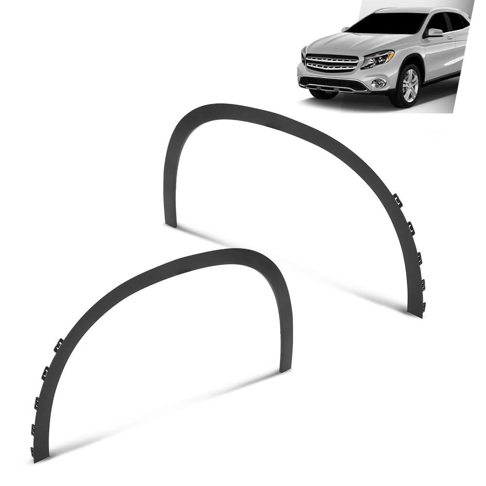 G-PLUS Fender Trim Front Driver and Passenger Side Compatible with Benz GLA250 (submodel: 4Matic, Base) 2015-2020,Fit Benz GLA45 AMG 4Matic 2015-2019 1568852322