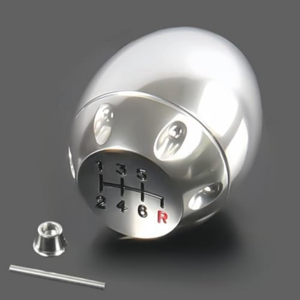 G-PLUS 6 Speed Type R Gear Shift Knob Shifter Lever Stick Head Compatible with Most Honda/Acura with 10x1.5 Pitch Thread (Civic, CRX, Del Sol, Integra, RSX, etc)