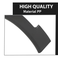 G-PLUS Fender Flare for Jeep Cherokee 2019-2021 Rear Right Black Additional Angle