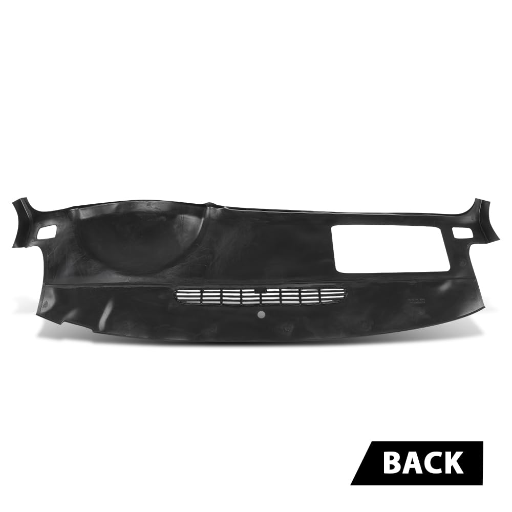 G-PLUS TPE Molded Dash Cover Cap Overlay Compatible with chevy Tahoe Avalanche Suburban Yukon 2007-2014/ Silverado LTZ GMC Sierra SLT 2007-2013 (Black)