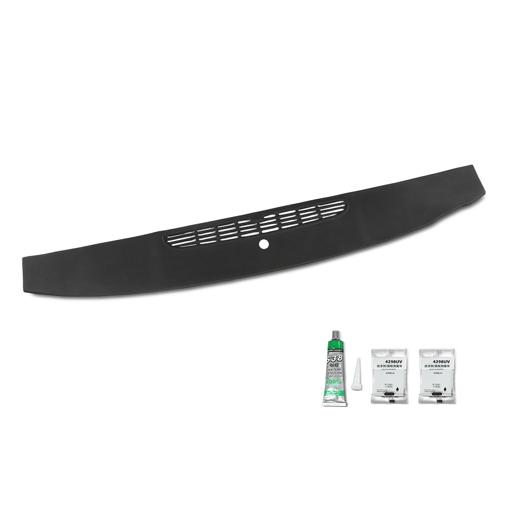 G-PLUS TPE Defrost Dash Cover Cap Compatible with 2007-2013 Chevy Silverado GMC Sierra/ 2007-2014 Chevy Tahoe Avalanche Suburban GMC Yukon XL Denali Black