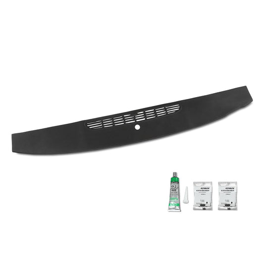 G-PLUS TPE Defrost Dash Cover Cap Compatible with 2007-2013 Chevy Silverado GMC Sierra/ 2007-2014 Chevy Tahoe Avalanche Suburban GMC Yukon XL Denali Black