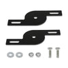 G-PLUS LED Light Mounting Brackets Compatible with A-Pillar Truck SUV Hood Hinge or A-Pillar Mount LED Pod Light ATV & UTV Light Pod Black 2PCS