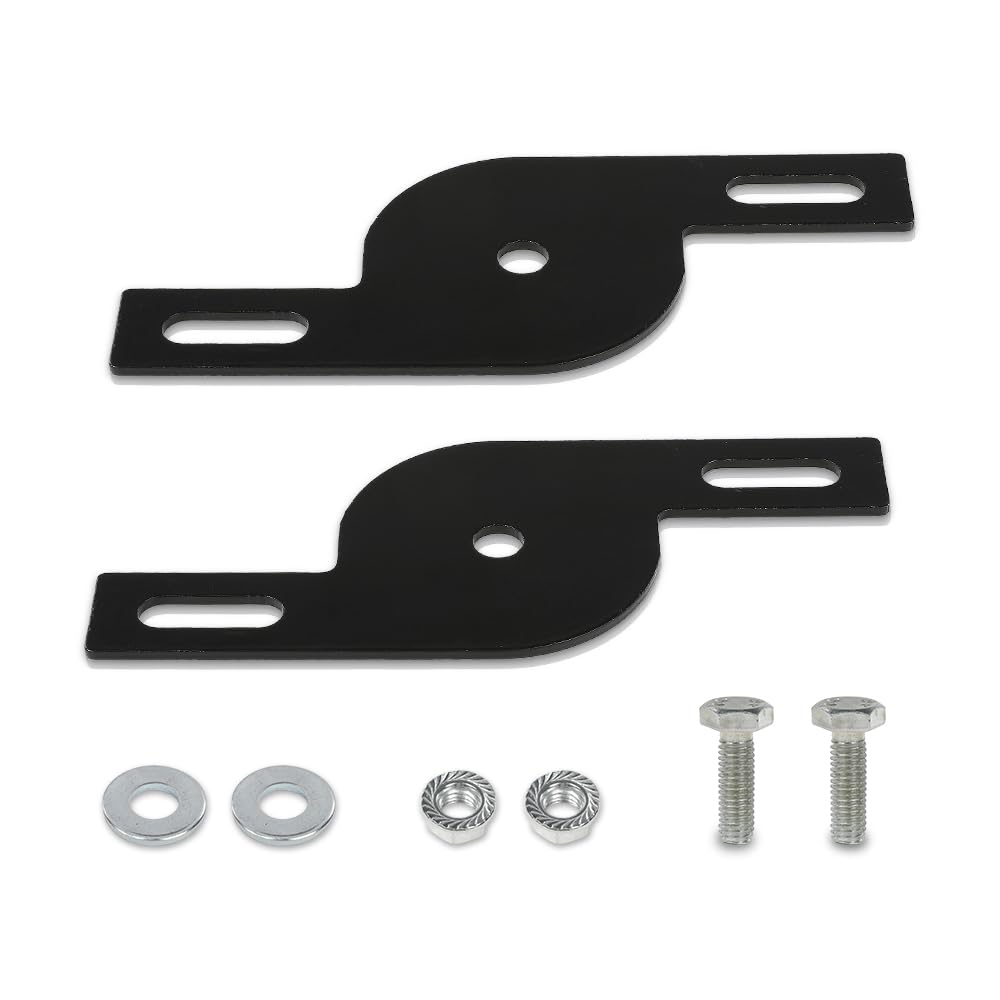 G-PLUS LED Light Mounting Brackets Compatible with A-Pillar Truck SUV Hood Hinge or A-Pillar Mount LED Pod Light ATV & UTV Light Pod Black 2PCS