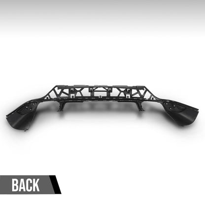 G-PLUS Rear Bumper Deflector Valance Apron Compatible with Porsche Cayenne 2011 2012 2013 2014 958505521009B9, 95850552100, PO1193102 Black