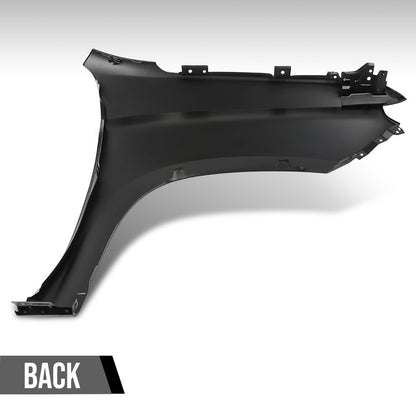 G-PLUS Fender Front Left Compatible with Chevy Silverado 1500 2019 2020 2021 2022 2023 84502610, GM1240411 Black