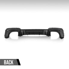 G-PLUS Rear Diffuser for BMW X3 G01 M40i 2018-2021 Gloss Black Close-up View
