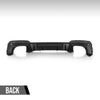 G-PLUS Rear Diffuser Compatible with BMW X3 G01 M40i Sport Utility 4Door 2018 2019 2020 2021 Not Fit Round Exhaust Pipes Rear Diffuser Bumper Lip Glossy Black