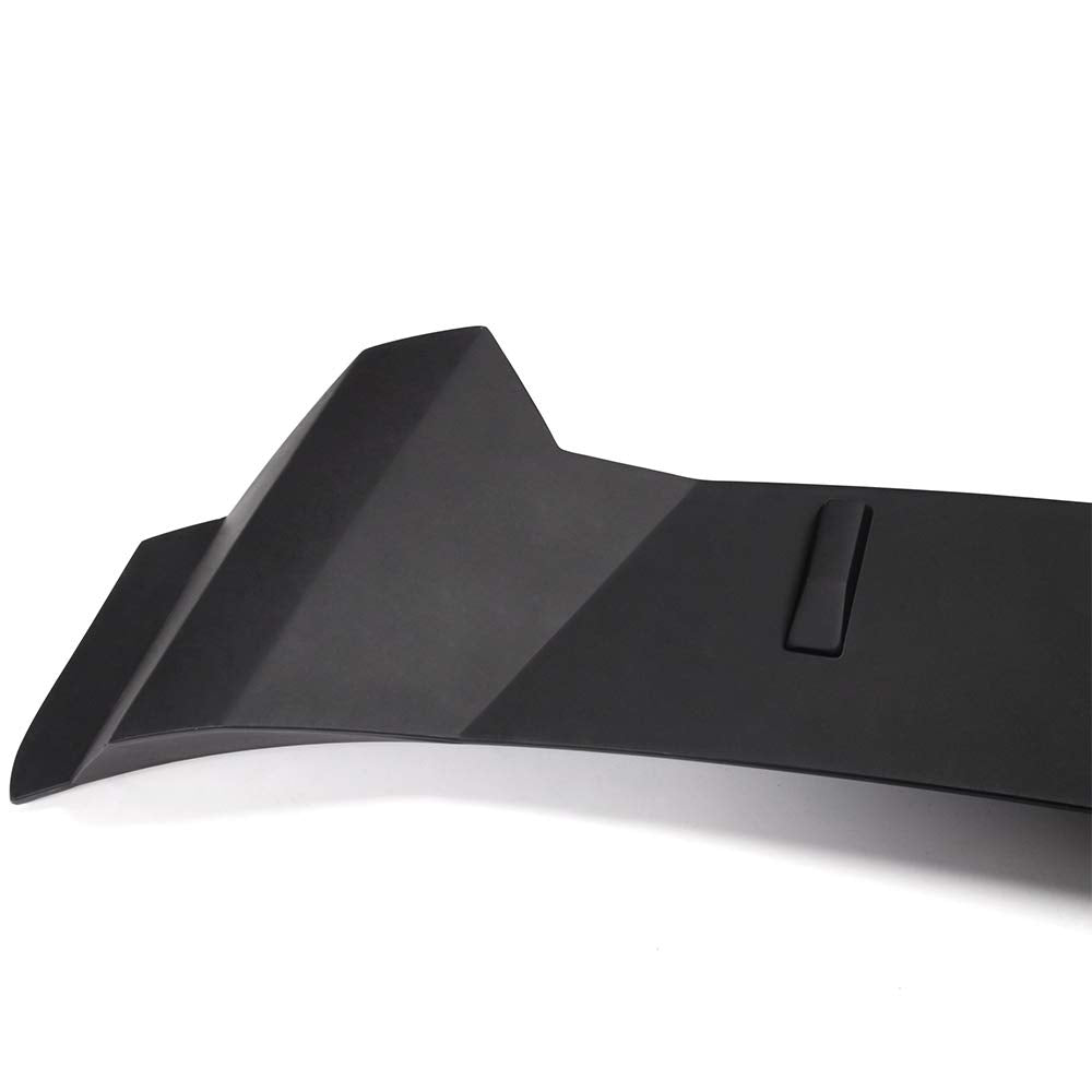 Type-R Style Rear Roof Vortex Spoiler Wing Compatible for Honda Civic 10th 2016-2018 Sedan Matte Black