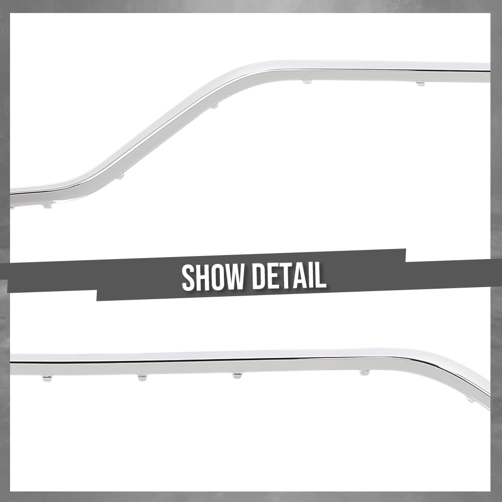 G-PLUS Rear Bumper Lower Molding Compatible with Benz C300 2019-2021 For Models With AMG Styling Package,Without Night Package 2058853903, MB1144133 Silver