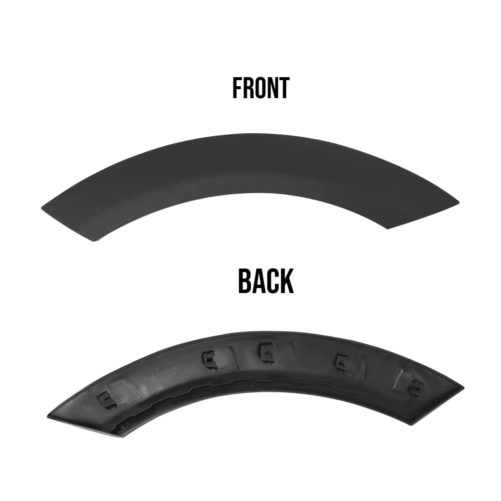 G-PLUS Wheel Arch Cover Trim Fender Flares w/Mounting Kit Compatible with 2002-2008 Mini Cooper Front Right Side Upper Wheel Trim Replace for 51131505866