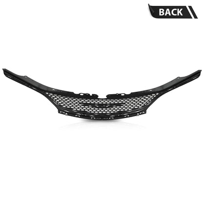 G-PLUS Front Upper Bumper Grill Assembly Compatible with 2015-2017 200 V6 Models Only (Not Fit 4 Cylinder Models) 68103934AC, CH1200385 Chrome Trim Grille
