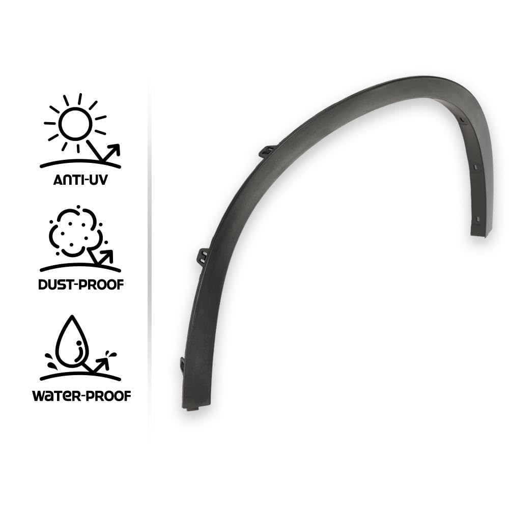G-PLUS Front Left Wheel Arch Molding Fender Flares Compatible With Bmw X1 2012 2013 2014 2015, Front Wheel Cover Protector Fender Trim Driver Side 51772990165, BM1290103