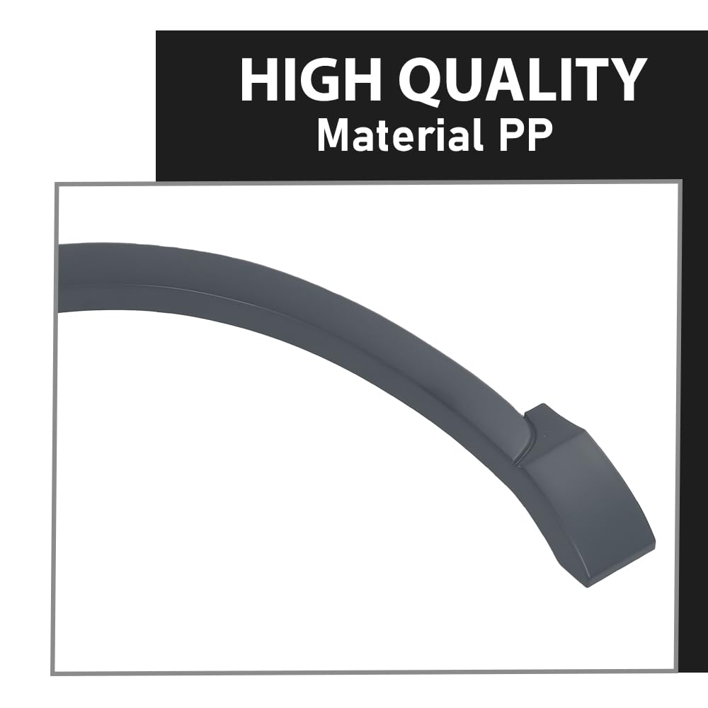 G-PLUS Front Left Fender Flare Wheel Opening Molding Arch Trim, Compatible with Audi Q3 2015-2018, Driver Side, AU0853717, 8U0853717CGRU