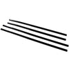 G-PLUS Body Side Molding Trim 1/18" Compatible with 2014-2018 Chevy Silverado/GMC Sierra Crew Cab,4pcs (Black)