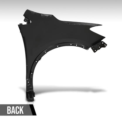 G-PLUS Fender Front Driver Side Compatible with Buick Encore (submodel: Base, Convenience, Leather, Premium) 2013-2016 without Turn Signal Light Hole 95031571, GM1240382 Black