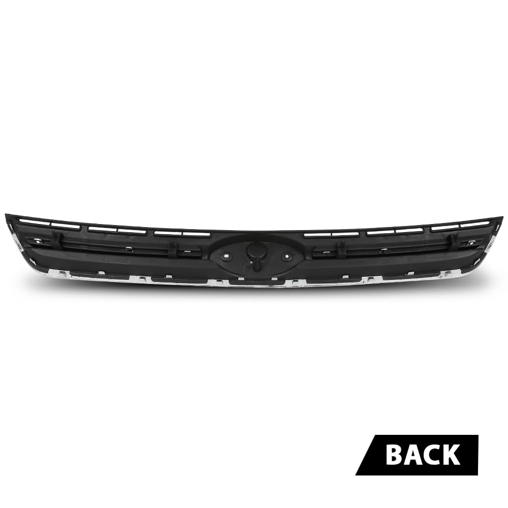 G-PLUS Front Upper Bumper Grille Grill W/Chrome Molding, Compatible with Ford Esacpe 2013-2016, CJ5Z8200DD, FO1200541