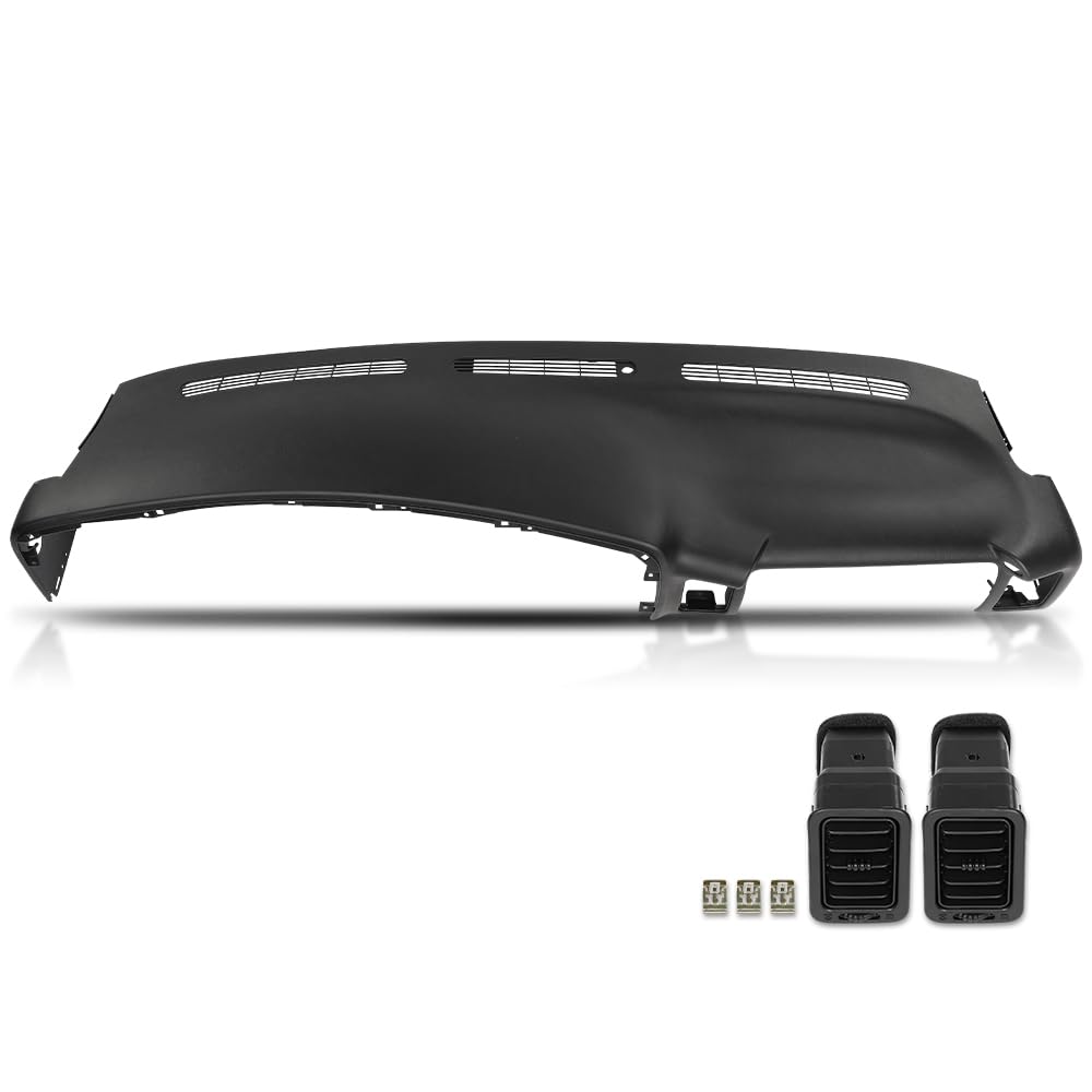 G-PLUS Upper Dashboard Dash Cover Cap Compatible with Chevy Silverado GMC Sierra 1500 2500HD 1999-2006, Fit Silverado Sierra 3500 2001-2006 Black