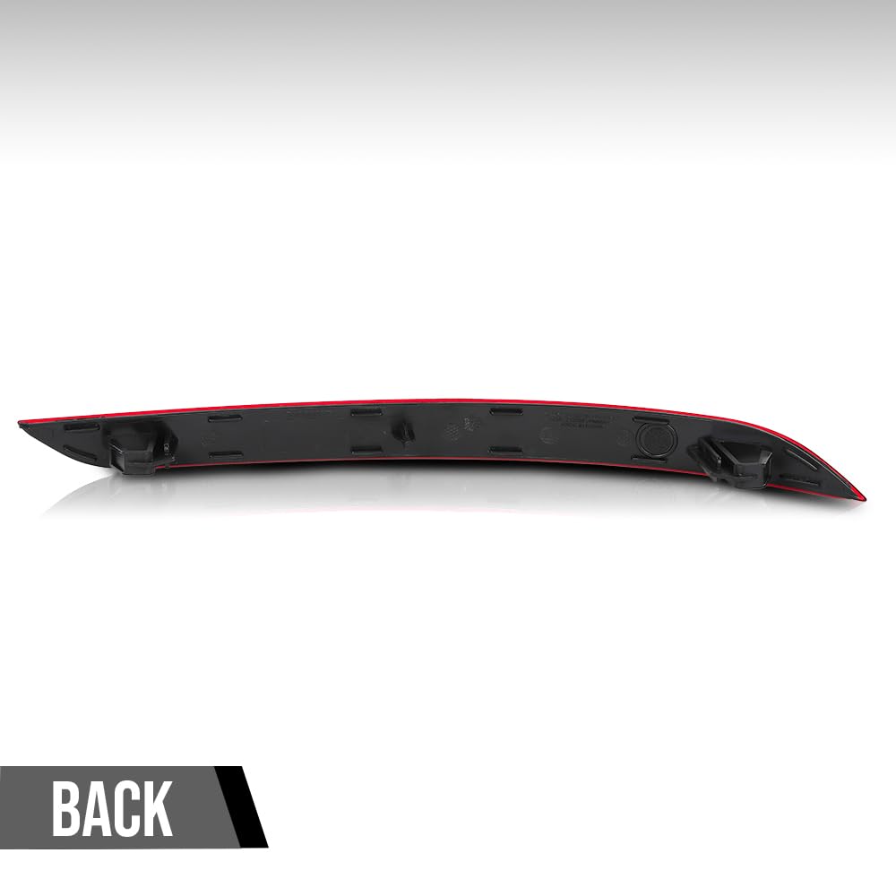 G-PLUS Bumper Reflector Rear Left Compatible with Volvo XC60 2018-2024 31656677 Red