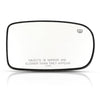 G-PLUS Side Mirror Glass Right Passenger Side Compatible with Chrysler 200 300 2011-2017, Fit Dodge Charger 2011-2021 Fit for Model with Power Heated Manual Folding Mirrors Only