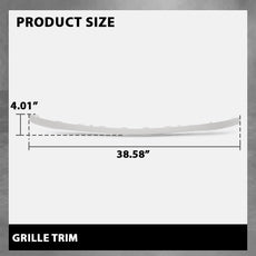 G-PLUS Grille Trim for Benz E250 E300 E350 4Matic Sedan Wagon 2014-2016 Additional Angle