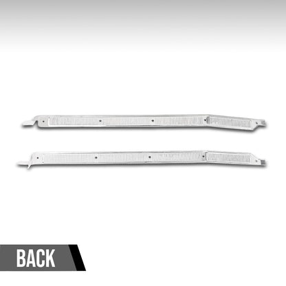 G-PLUS Door Sill Plates w/Screws Pair Compatible with Ford F100 F250 F350 Pickup Truck 1973 1974 1975 1976 1977 1978 1979, Fit Ford F150 Pickup Truck 1975 1976 1977 1978 1979 Silver