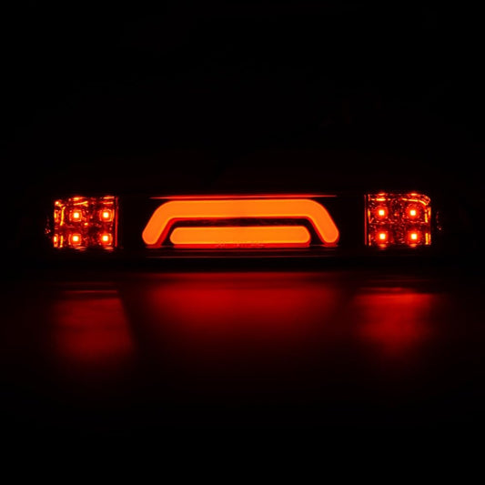 G-PLUS LED Third Brake Light Compatible with Ford F250 F350 F450 F550 Super Duty 1999-2016, Rear High Mount Cargo Lamp, Red Lens Chrome Housing
