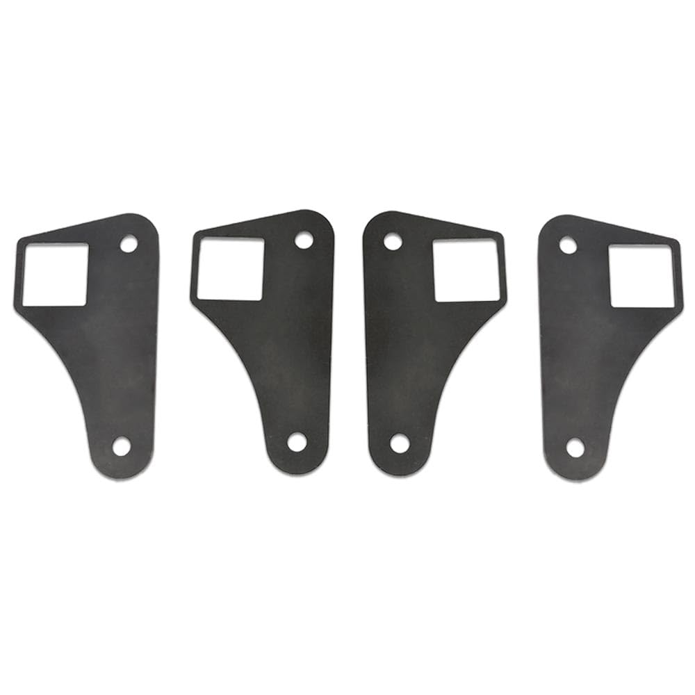 G-PLUS Square Tubing Air Ride Brackets Ladder Bar Mounting Parallel 4 Link Tabs 2"