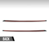 G-PLUS Rear Door Frame Molding Trim Pair Compatible with Kia Optima 2011-2015 838502T000, 838602T000 Silver